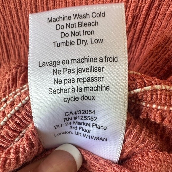 Anthropologie Dolan Vanessa Smocked Peasant Prairie Feminine Minimalist Top M - Picture 7 of 7